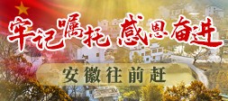 牢記囑托  感恩奮進(jìn)——安徽往前趕